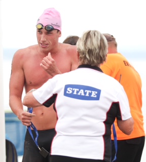 Kane Radford after winning the national title in Taupo last year.